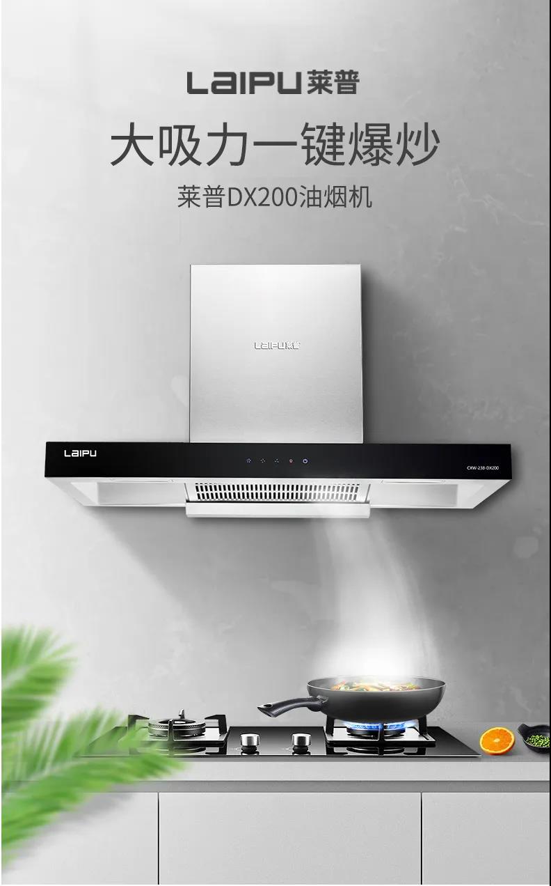 萊普DX200煙機(jī)新品上市！